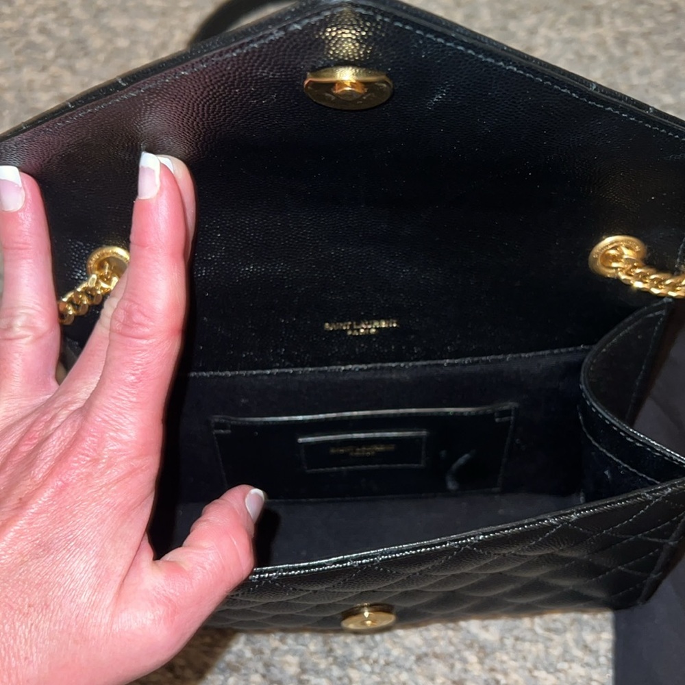 YSL small envelope chain shoulder bag - Picture 10 of 13